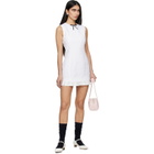 SHUSHU/TONG White Sleeveless Slim-Fit Minidress