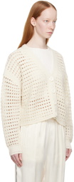 See by Chloé Off-White Y-Neck Cardigan