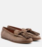 Aquazzura Freddie suede loafers