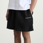 MKI Men's Linen Wide Leg Shorts in Black