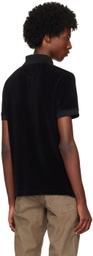 TOM FORD Black Towelling Polo