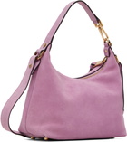 Versace Pink Versace Tag Suede Bag