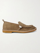 Hender Scheme - Self Lace Mocca Suede Loafers - Brown