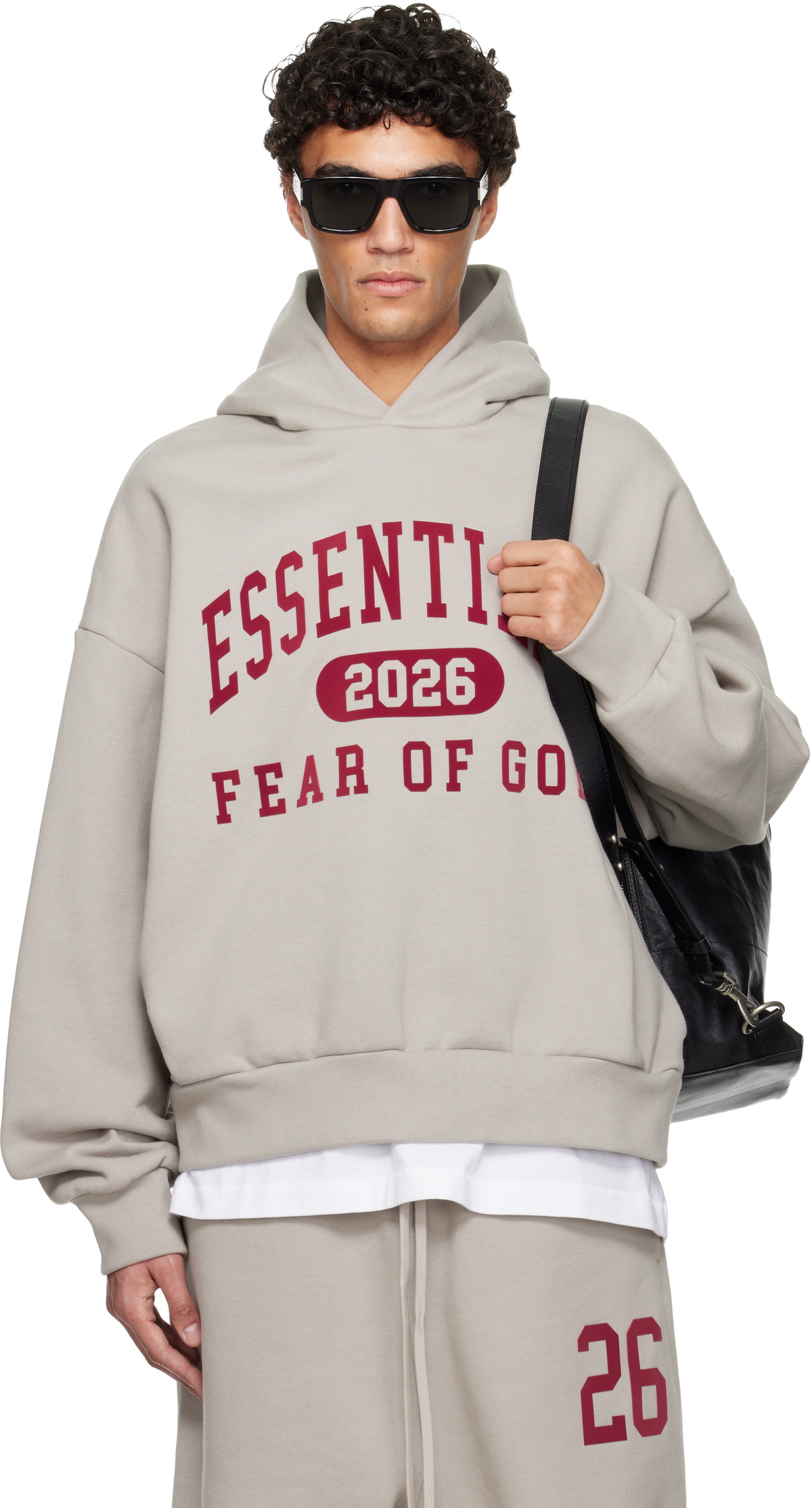 Fear of God ESSENTIALS Gray Holiday Classic Hoodie