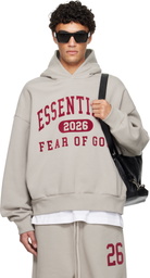Fear of God ESSENTIALS Gray Holiday Classic Hoodie
