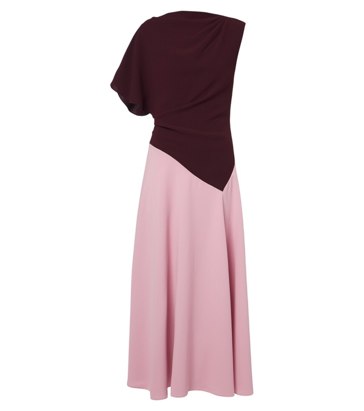 Photo: Roksanda Oryn draped asymmetric crêpe midi dress