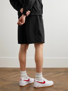 Nike - Straight-Leg Logo-Embroidered Stretch-Shell Drawstring Shorts - Black