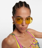 Versace Medusa '95 octagonal sunglasses