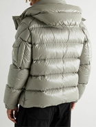 Moncler - Maya 70 Logo-Appliquéd Quilted Shell Hooded Down Jacket - Neutrals