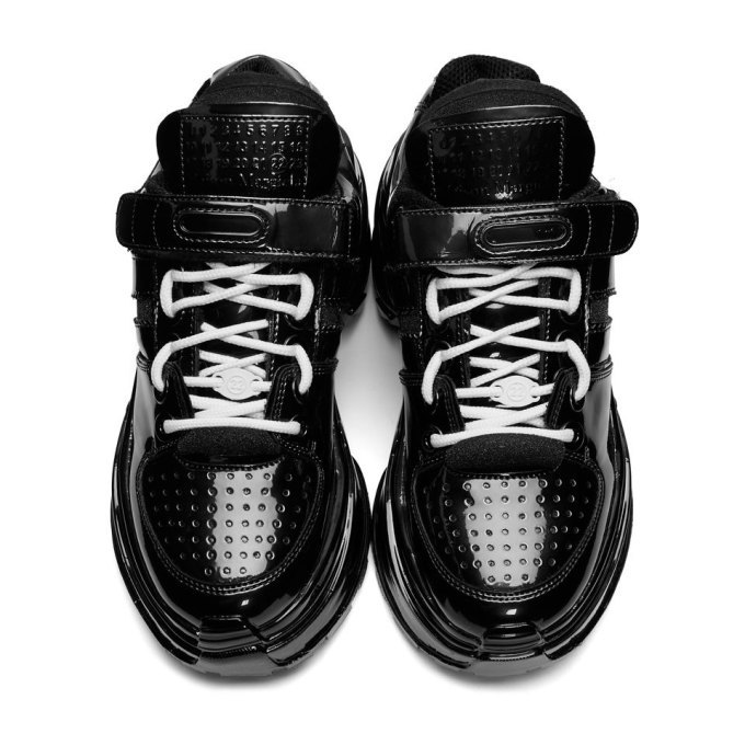 靴 Maison Margiela Retrospect Maison Margiela Size 7 22 Yellow Replica High Top Sneakers