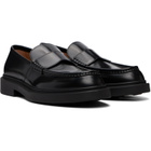 Jil Sander Black Calfskin Loafers