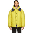 Yves Salomon Yellow Leather Jacket