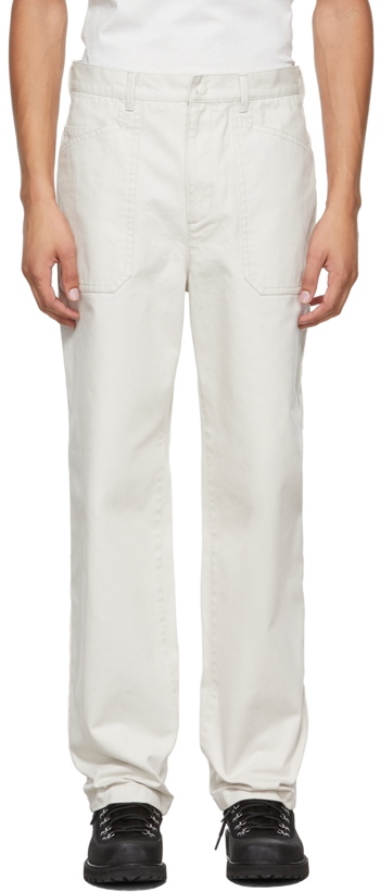 Photo: Undercover Beige Evangelion Cotton Canvas Trousers