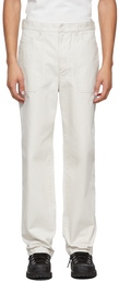 Undercover Beige Evangelion Cotton Canvas Trousers