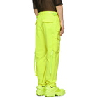 Juun.J Yellow Cropped Cargo Pants