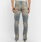 Rhude - Skinny-Fit Distressed Denim Jeans - Men - Blue