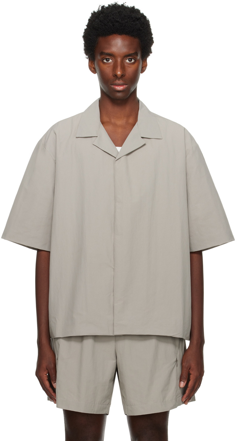 Seventh Gray Crinkled Shirt