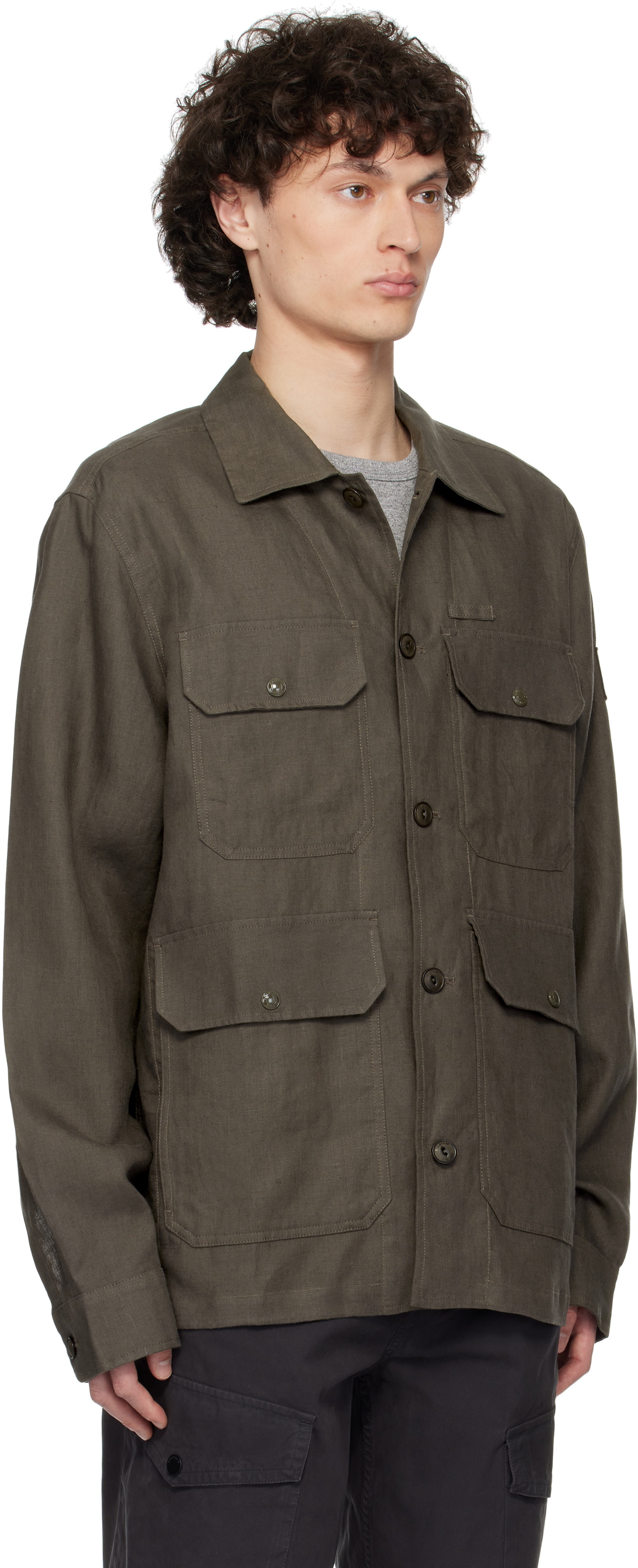 Belstaff Khaki Forge Overshirt