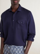 Orlebar Brown - Cesare Linen and Cotton-Blend Shirt - Blue