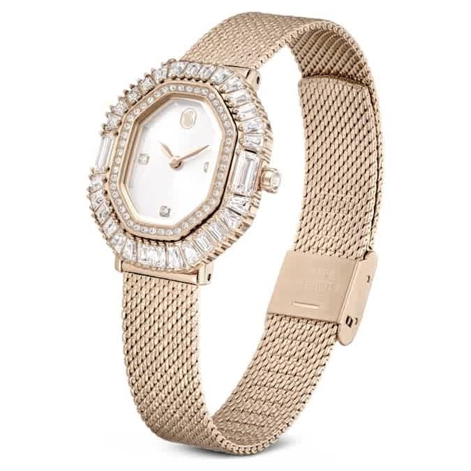 Swarovski Matrix Quartz Crystal Silver Dial Ladies Watch 5732501