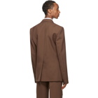 Lemaire Brown Slim-Fit Jacket