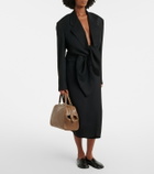 Calvin Klein Collection America Medium leather bowling bag