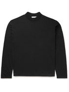 The Row - Delsie Merino Wool Mock-Neck Sweater - Black