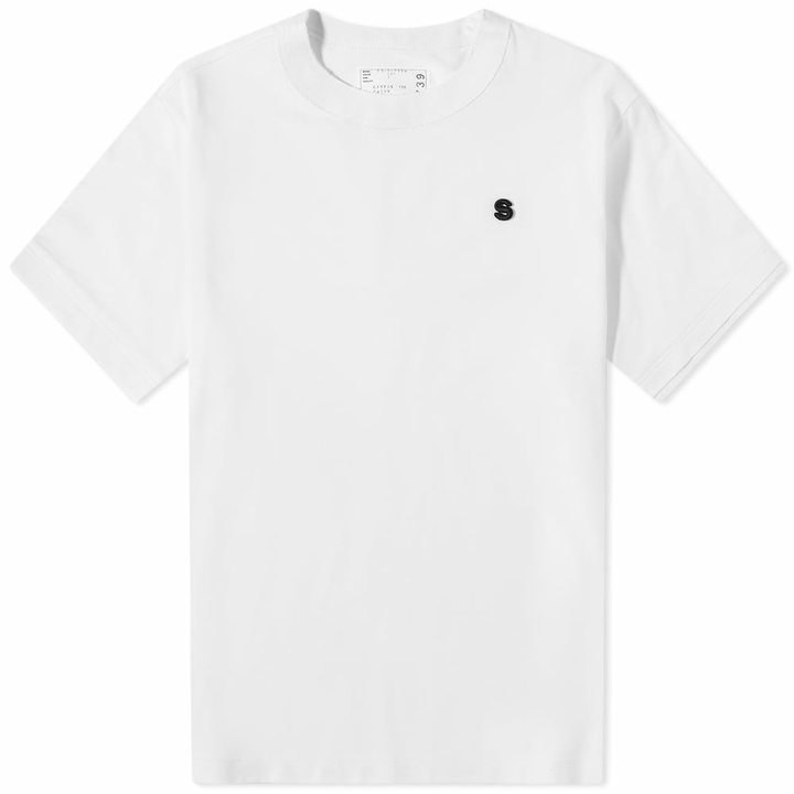 Photo: Sacai Men's S Pique T-Shirt in White