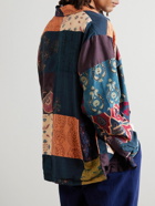 Karu Research - Printed Quilted Silk Chore Jacket - Multi