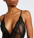 Blumarine Sheer lace bodysuit