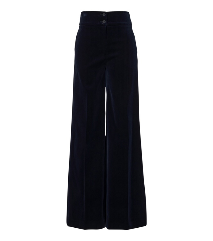 Photo: Altuzarra Rudy cotton-blend velvet wide-leg pants