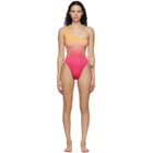 BOUND by Bond-Eye Pink and Orange The Milan One-Piece Swimsuit