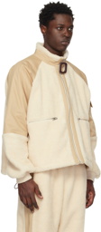 JW Anderson Beige & Off-White Oversized Jacket