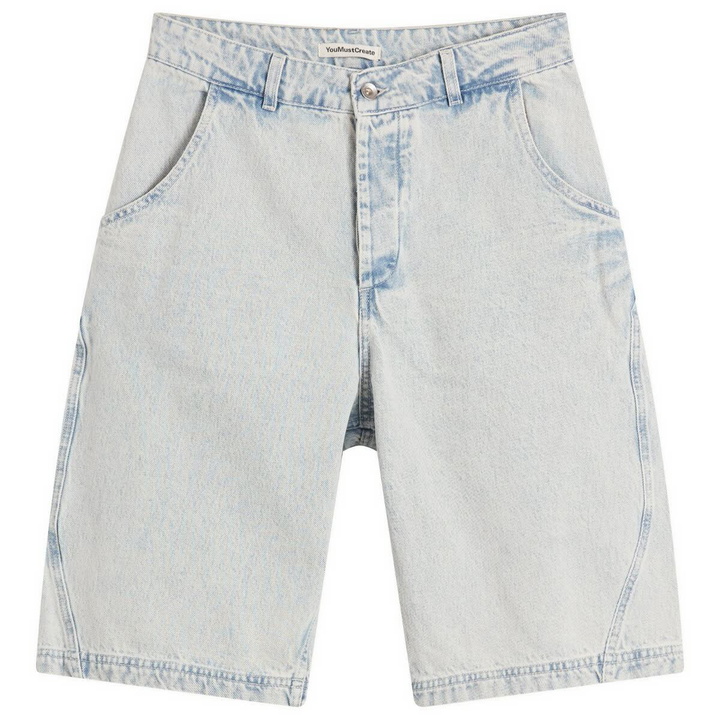 Photo: YMC Women's Twisted Shorts in Indigo