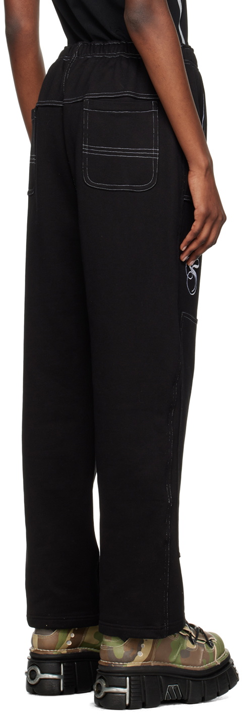Raga Malak Black Drawstring Lounge Pants