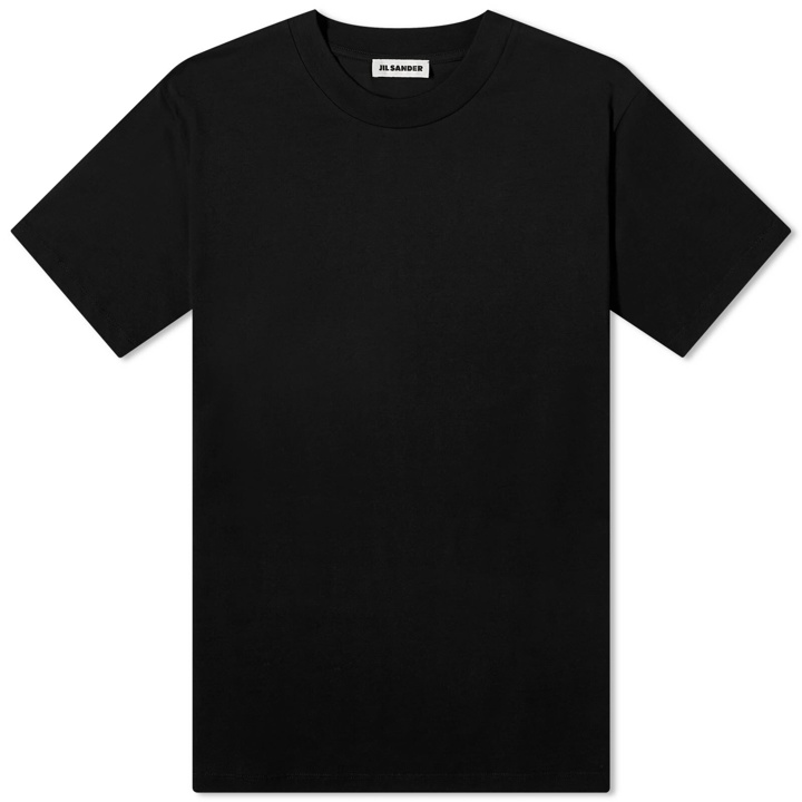 Photo: Jil Sander Men's Regular Fit Crew T-Shirt in Black