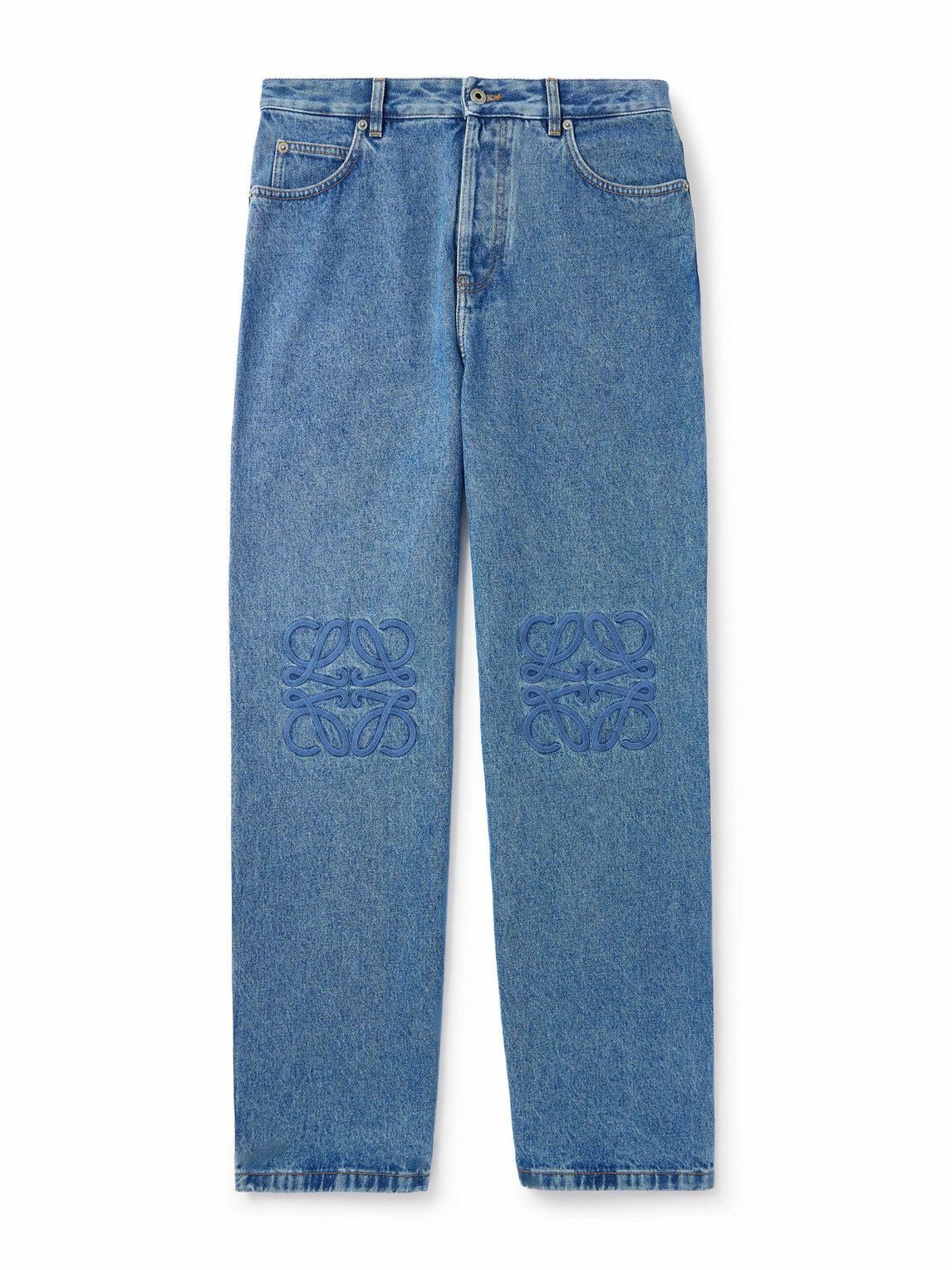 Loewe Fisherman straight turn-up jeans Loewe