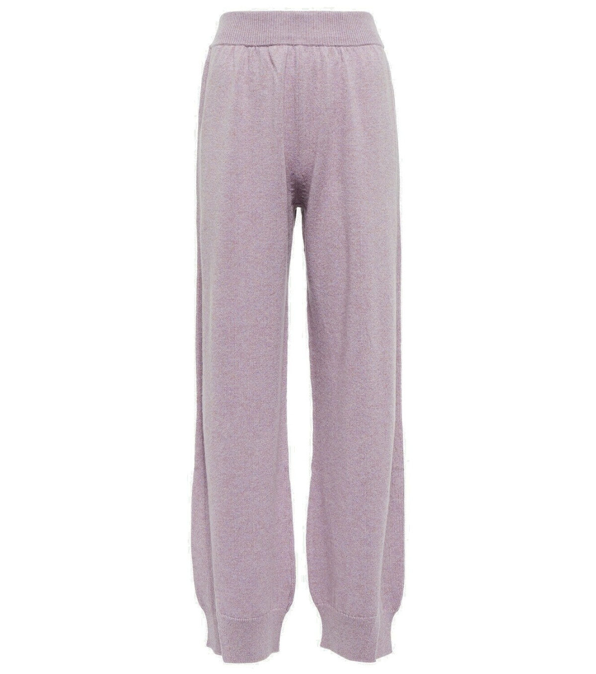 Photo: Barrie High-rise cashmere knit sweatpants