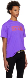 Versace Jeans Couture Purple Bonded T-Shirt