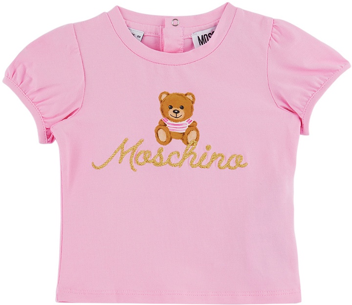 Photo: Moschino Baby Pink Embroidered T-Shirt