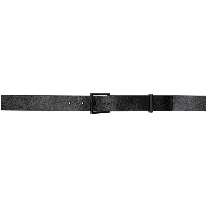 Photo: Hugo Black Patent Gise-P Belt