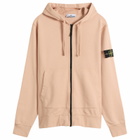 Stone Island Hoodie in Chalk Pink