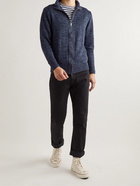 Inis Meáin - Washed-Linen Zip-Up Cardigan - Blue