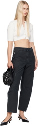 Citizens of Humanity Black Marcelle Low Slung Easy Cargo Pants