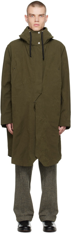 Photo: Marina Yee Khaki Origami Coat