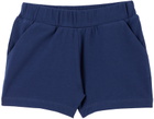 Moncler Enfant Baby White & Navy T-Shirt & Shorts Set