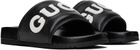 Gucci Black Leather Slides