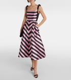 Rebecca Vallance Jocelyn striped midi dress