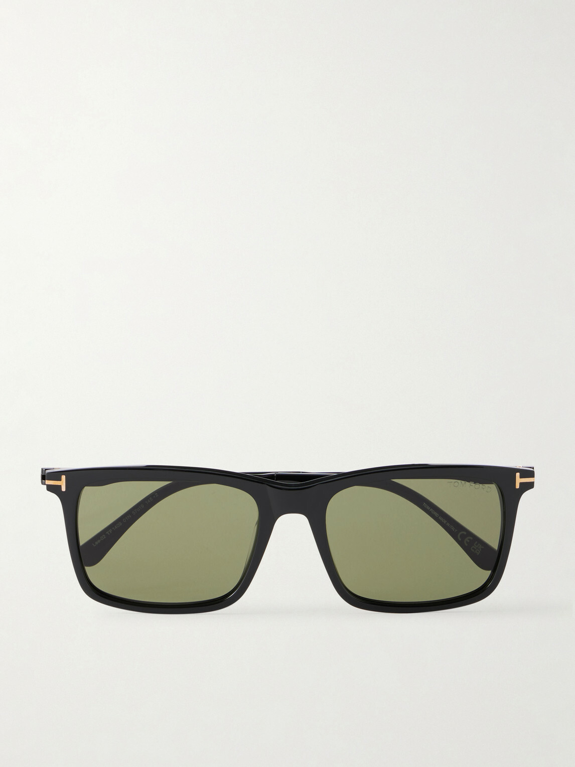 TOM FORD - Lee-02 Square-Frame Acetate and Titanium Sunglasses - Black