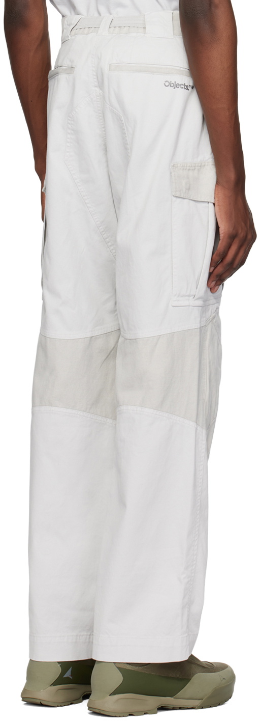Objects IV Life Gray Paneled Cargo Pants